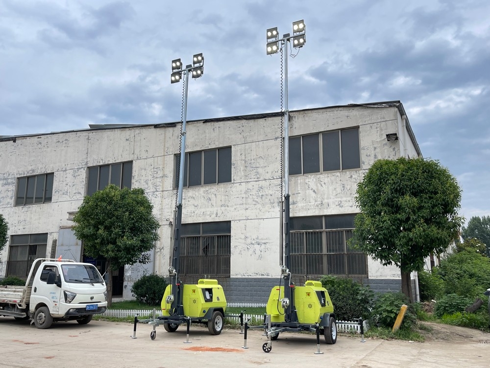 持續交貨中！山東思拓瑞克20臺9米移動照明燈車陸續發貨發往蒙古國