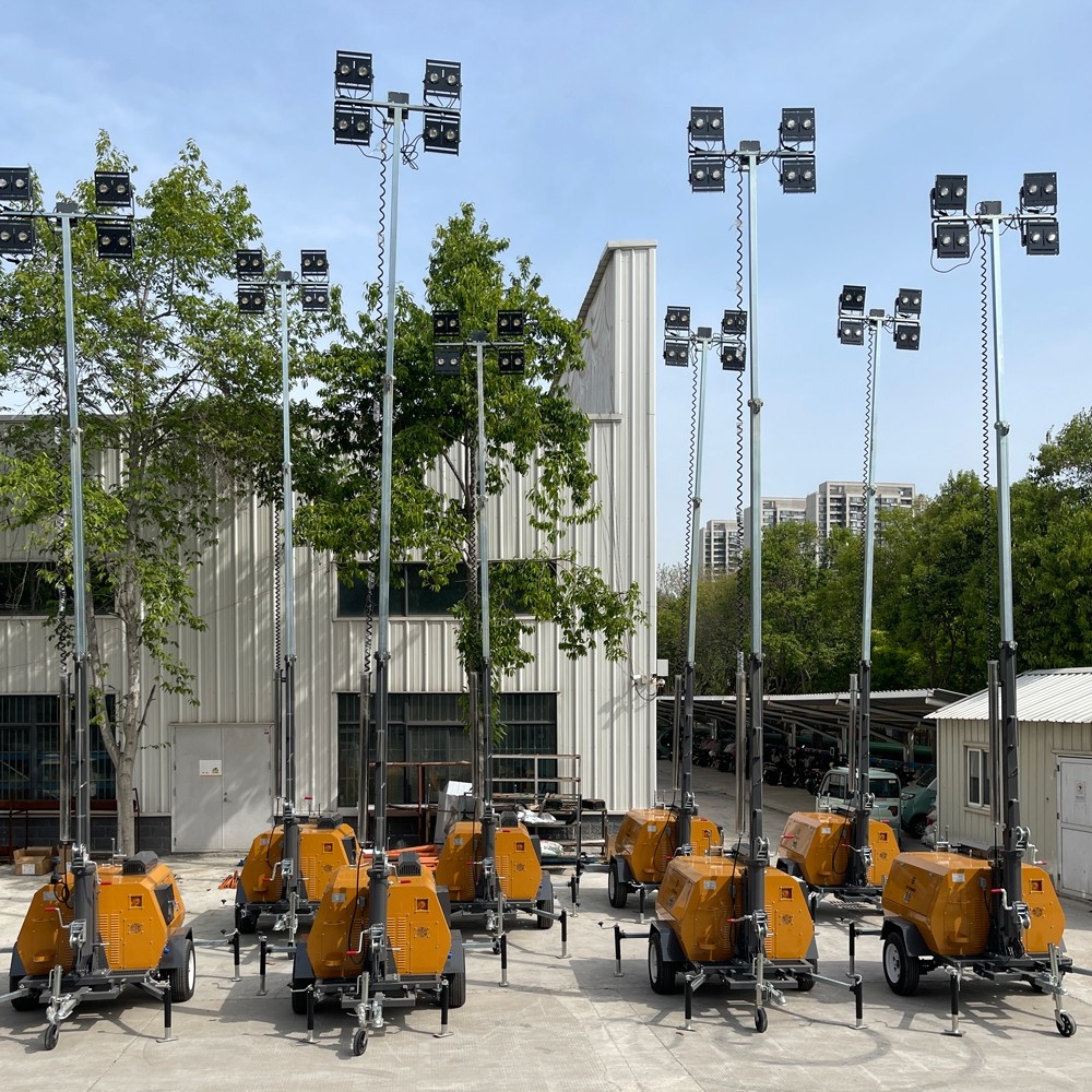 如何操作9米移動照明車及啟動前的注意事項(xiàng)